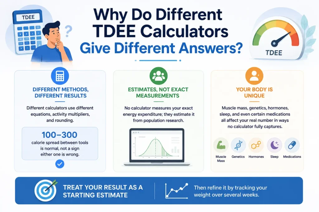 Why TDEE Calculator Gives Different Answers